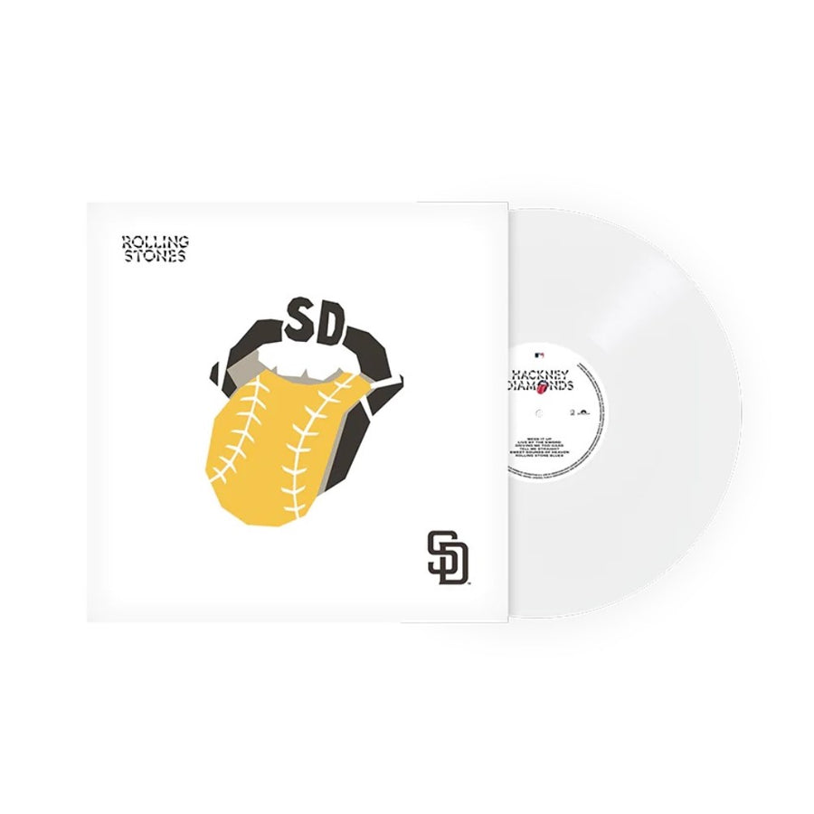 The Rolling stones - Hackney Diamonds X San Diego Padres Exclusive Limited Baseball White Color Vinyl LP