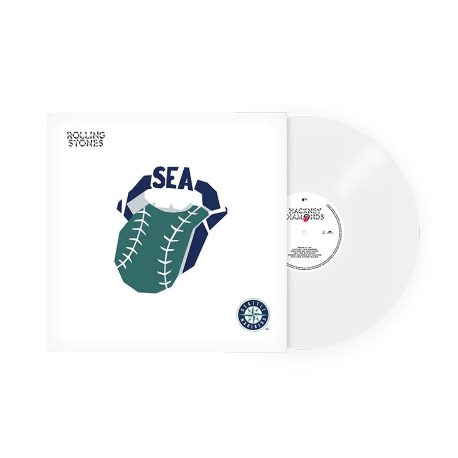 The Rolling stones - Hackney Diamonds X Seattle Mariners Exclusive Limited Baseball White Color Vinyl LP