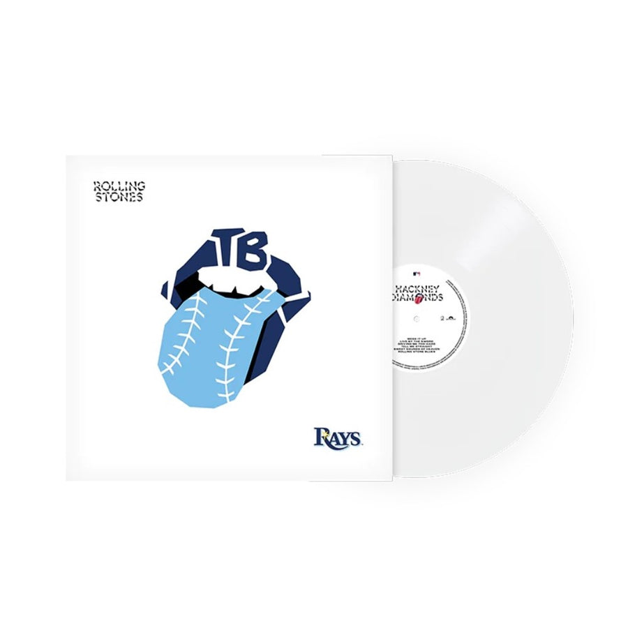 The Rolling stones - Hackney Diamonds X Tampa Bay Rays Exclusive Limited Baseball White Color Vinyl LP