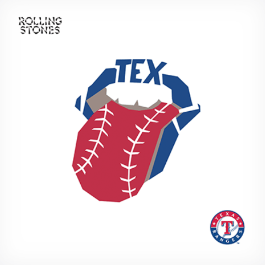 The Rolling stones - Hackney Diamonds X Texas Rangers Exclusive Limited Baseball White Color Vinyl LP