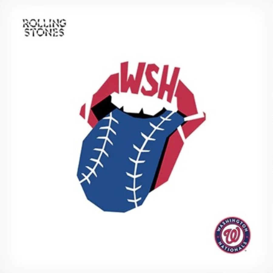 The Rolling stones - Hackney Diamonds X Washington Nationals Exclusive Limited Baseball White Color Vinyl LP