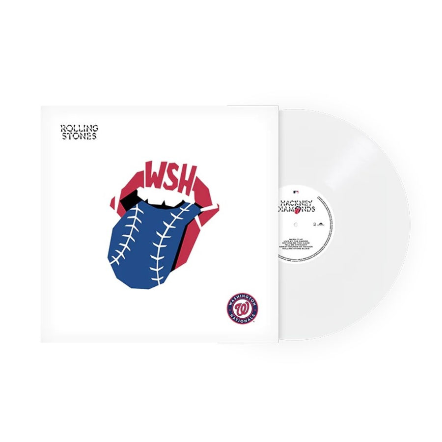 The Rolling stones - Hackney Diamonds X Washington Nationals Exclusive Limited Baseball White Color Vinyl LP