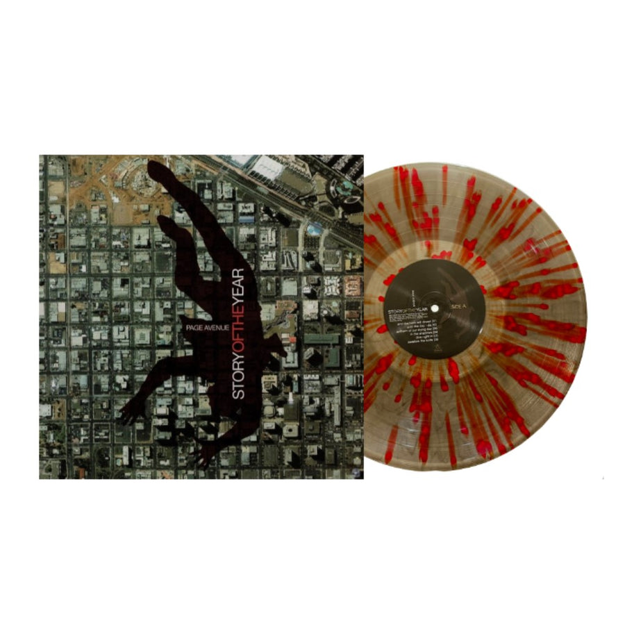 Story Of The Year - Page Avenue Exclusive Limited Clear With Black Smoke/Blood Red Splatter Color Vinyl LP NM/VG+