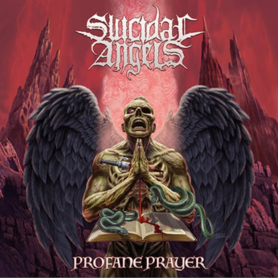 Suicidal Angels - Profane Prayer Exclusive Limited Black Red Inkspot Color Vinyl LP