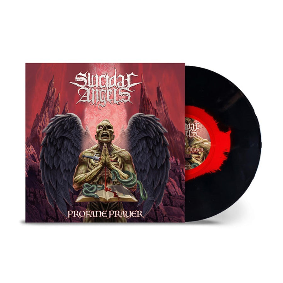 Suicidal Angels - Profane Prayer Exclusive Limited Black Red Inkspot Color Vinyl LP