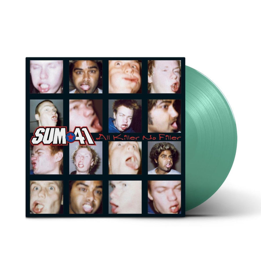 Sum 41 - All Killer No Filler Exclusive Limited Coke Bottle Green Color Vinyl LP