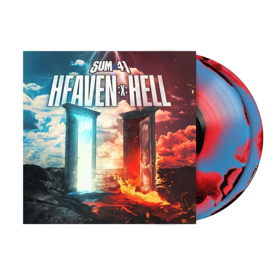 Sum 41 - Heaven :X: Hell Exclusive Limited Red/Black/Blue 3-Smush Color Vinyl 2x LP