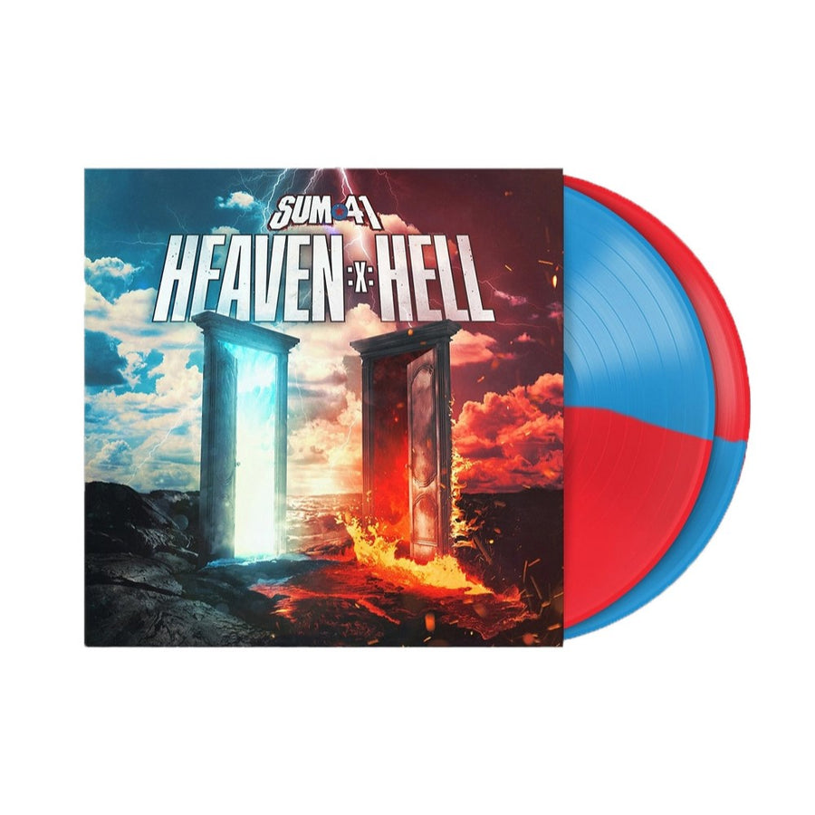 Sum 41 - Heaven :X: Hell Exclusive Limited Half Red/Half Blue Color Vinyl 2x LP