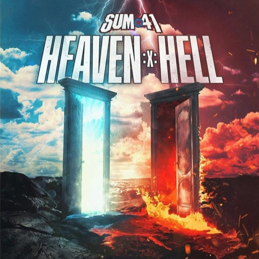 Sum 41 - Heaven :X: Hell Exclusive Limited Black/Red Quad with Blue Splatter Color Vinyl 2x LP