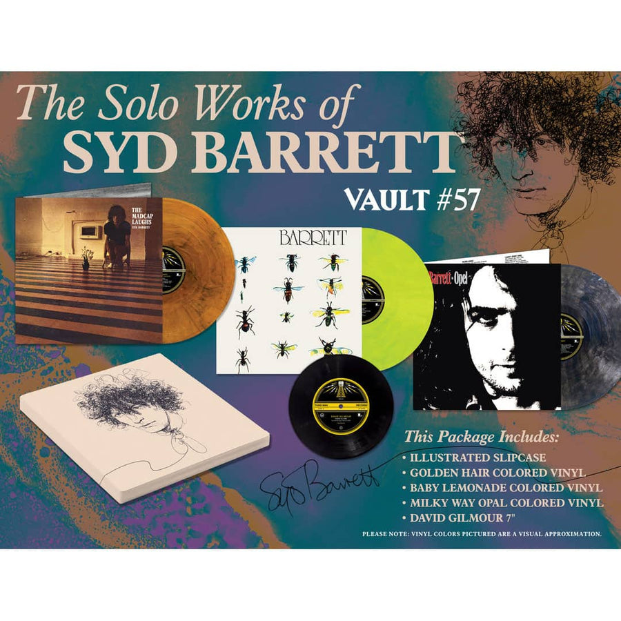 SYD Barrett - The Solo Works of Syd Barrett Limited Colored 3x LP + 7” Vinyl Boxset