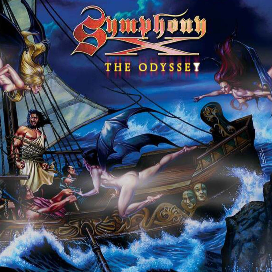 Symphony X - The Odyssey Exclusive Limited Edition Sea Blue/Ghostly Splatter Color Vinyl 2x LP