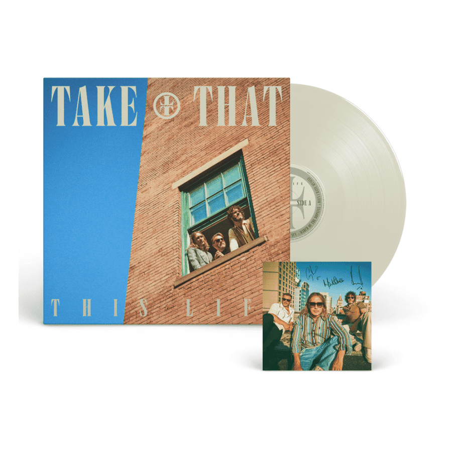 Take That - This Life Exclusive Limited Cream Color Vinyl LP + Signed Card