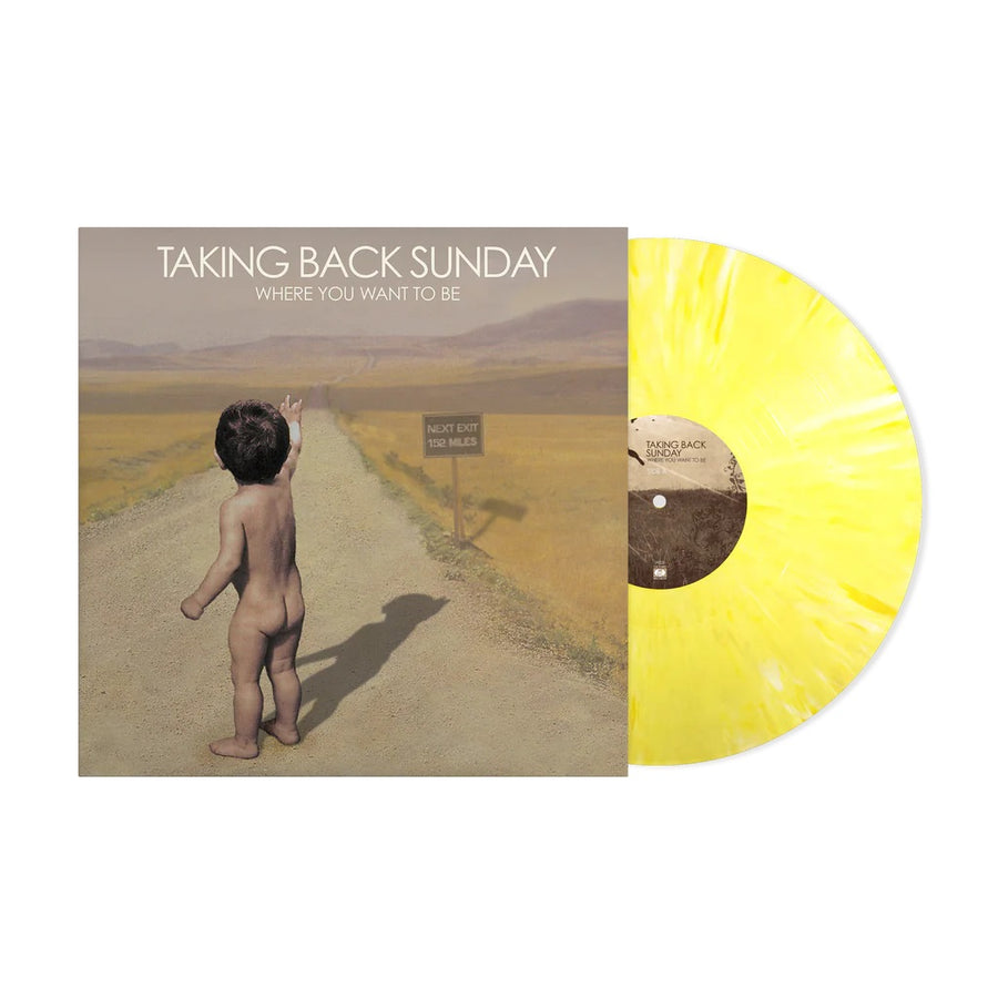 Taking Back Sunday - Where You Want To Be Exclusive Limited Yellow Marble Color Vinyl LP