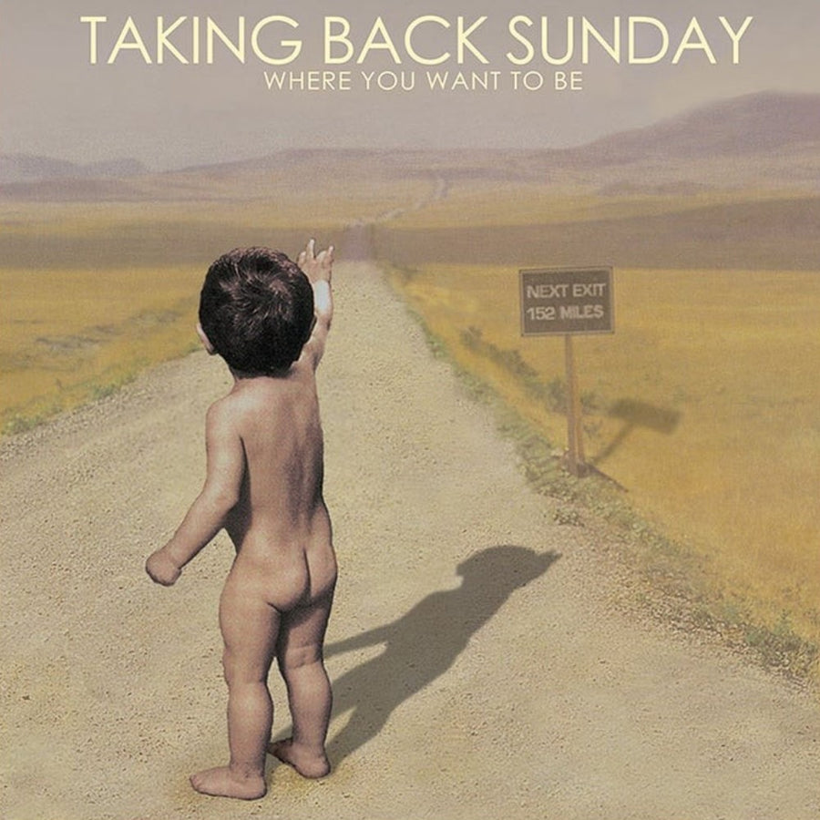 Taking Back Sunday - Where You Want To Be Exclusive ROTM Limited Club Edition White/Tan Color Vinyl LP