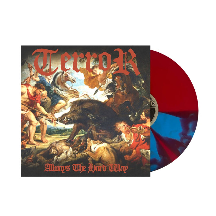 Terror - Always the Hard Way Exclusive Limited Red/Blue Twister Color Vinyl LP