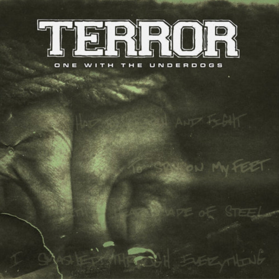 Terror - One with The Underdogs Exclusive Limited Black/Olive/White Twister Color Vinyl LP