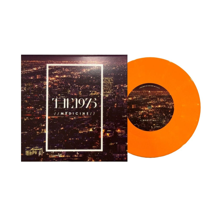 The 1975 - Medicine Exclusive Limited Opaque Orange Color 7” Vinyl LP