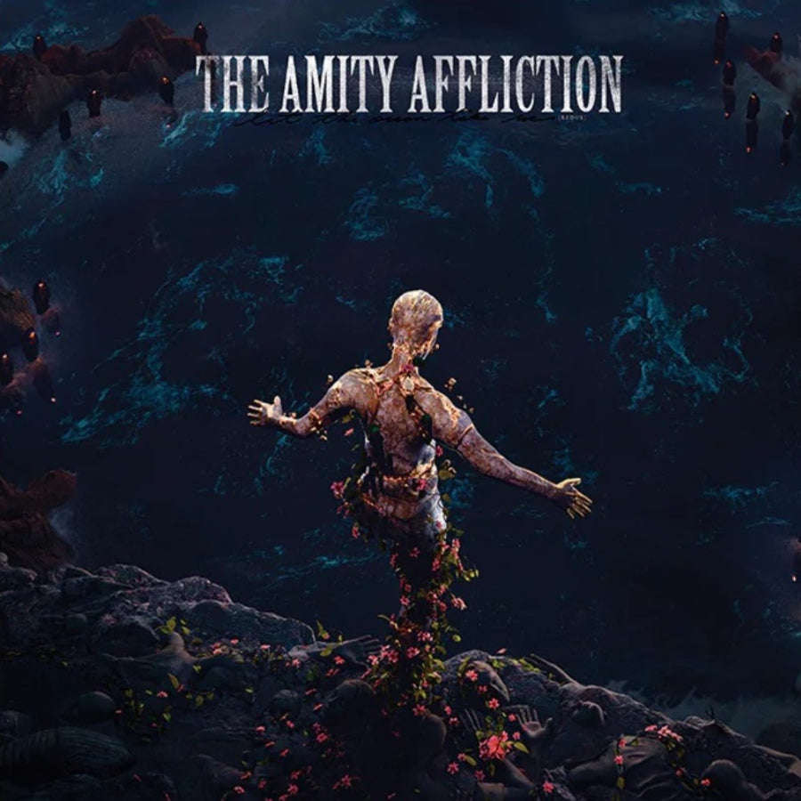 The Amity Affliction - Let The Ocean Take Me (Redux) Exclusive Limited Sea Blue/White Splatter Color Vinyl LP