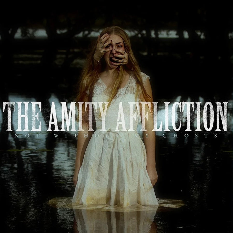 The Amity Affliction - Not Without My Ghosts Exclusive Limited Blue/Black/White Marble Color Vinyl LP