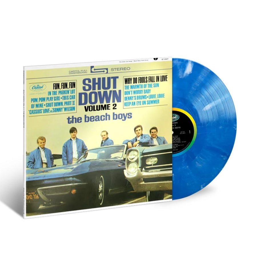 The Beach Boys - Shut Down, Vol. 2 Exclusive Limited Blue/White Marble Color Vinyl LP