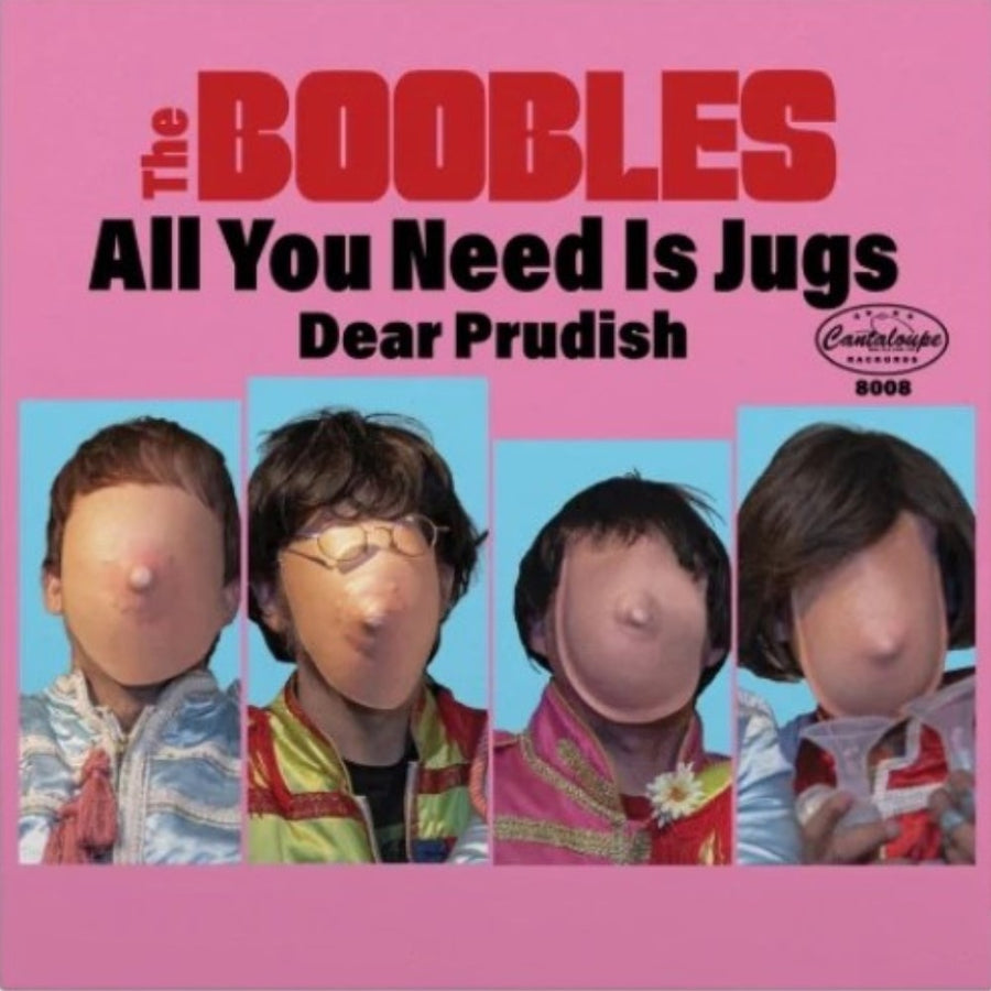 The Boobles - All You Need is Jugs Exclusive Limited Hot Pink Color 7” Vinyl