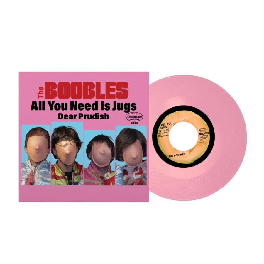 The Boobles - All You Need is Jugs Exclusive Limited Hot Pink Color 7” Vinyl