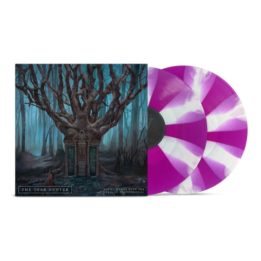 The Dear Hunter - Act V Hymns With The Devil In Confessional Exclusive Limited Edition White/Violet Pinwheel Color Vinyl 2x LP