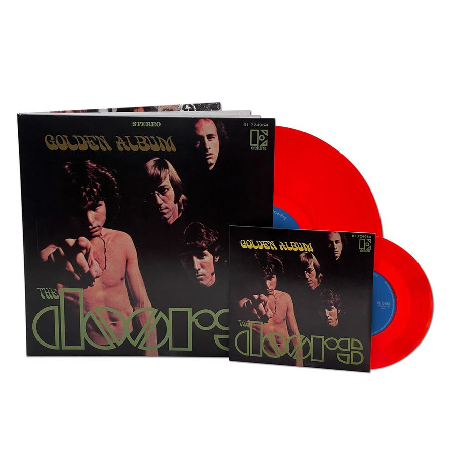 The Doors - Golden Album (Japanese) Exclusive Limited Edition Rhino Red Color Vinyl + 7” LP Record