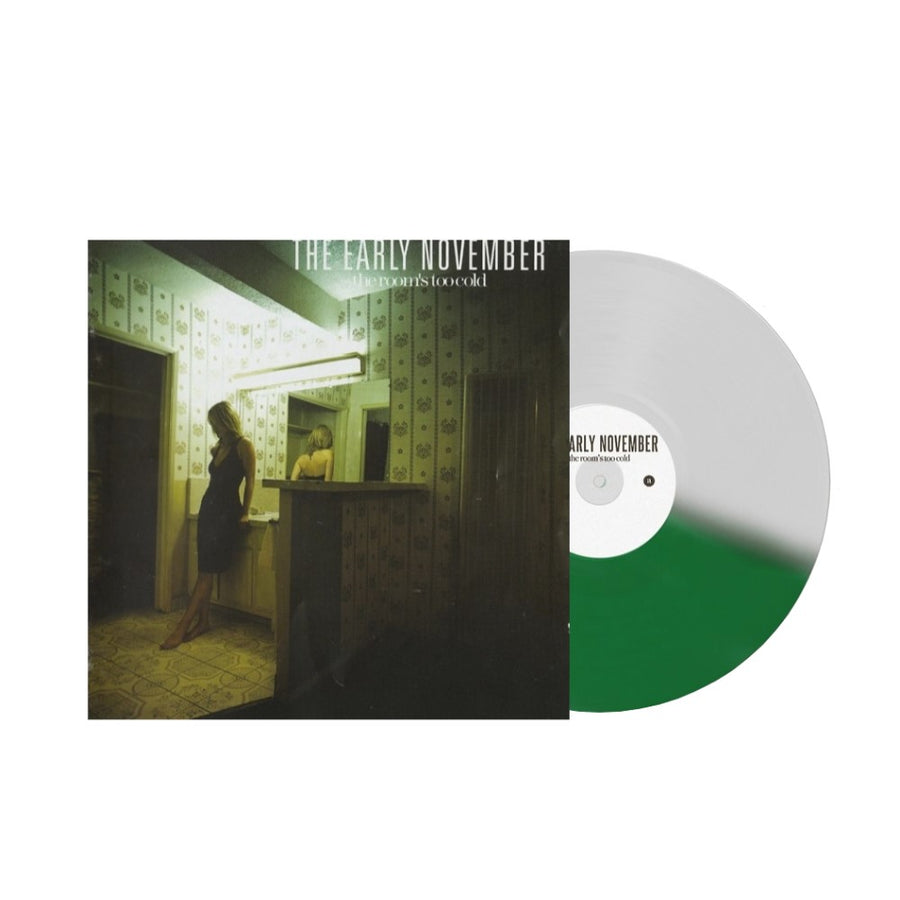The Early November - The Room's Too Cold Exclusive Limited Edition Half Evergreen/White Color vinyl LP Record
