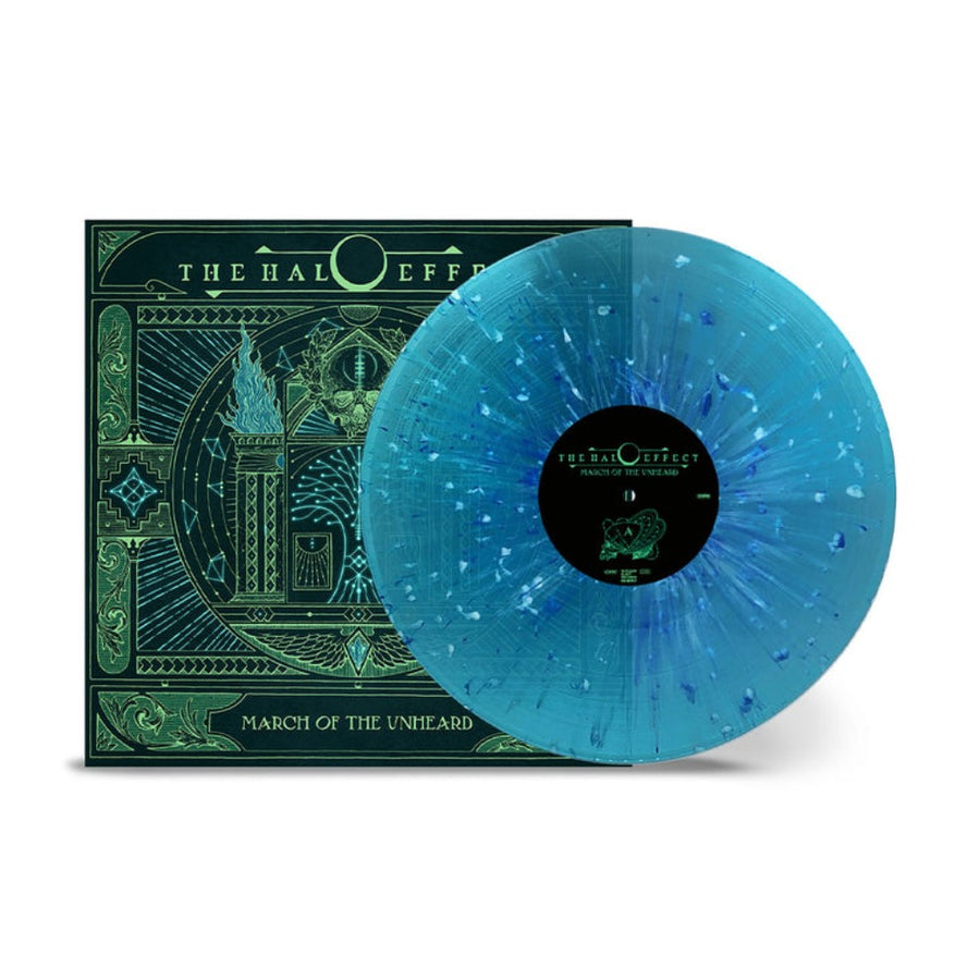 The Halo Effect - March of The Unheard Exclusive Limited Curacao/Ocean Blue/White Splatter Color Vinyl LP