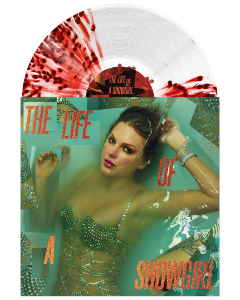 Taylor Swift The Life of a Showgirl: Honestly Wild Transparent Vinyl LP