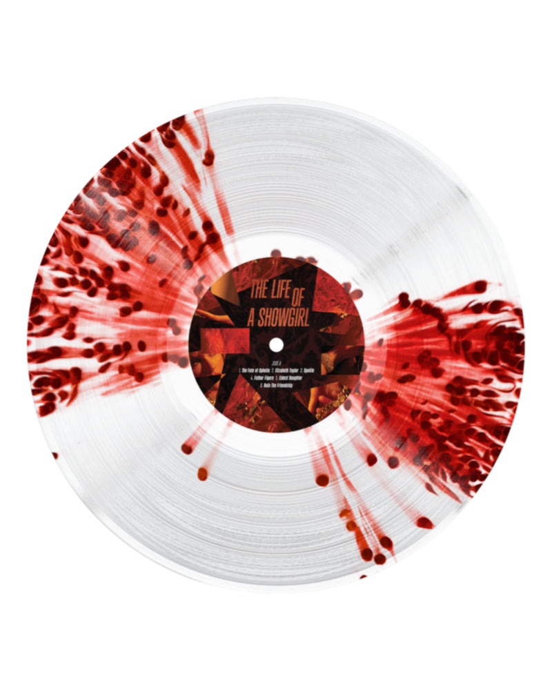 Taylor Swift The Life of a Showgirl: Honestly Wild Transparent Vinyl LP