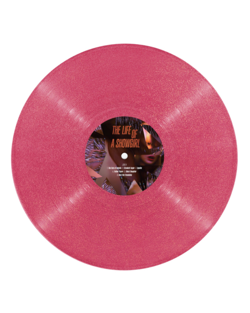 Taylor Swift The Life of a Showgirl: Sequins Are Forever Magenta Glitter Vinyl LP