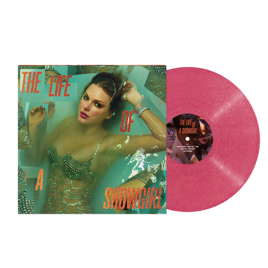 Taylor Swift The Life of a Showgirl: Sequins Are Forever Magenta Glitter Vinyl LP