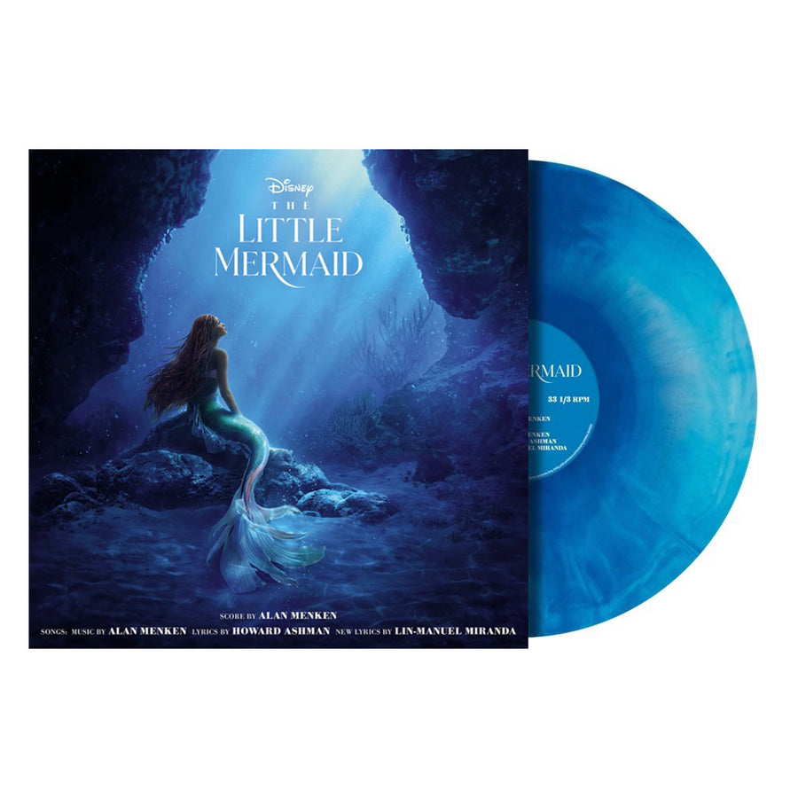 The Little Mermaid Soundtrack Exclusive Limited Edition Ocean Blue Color Vinyl LP Record