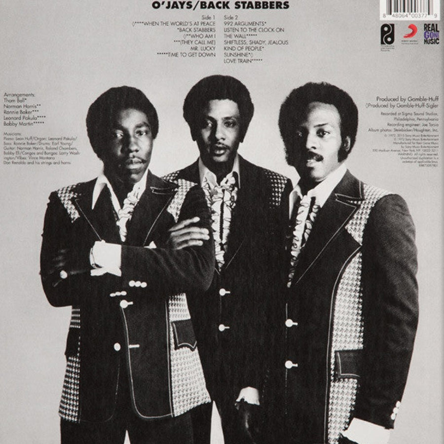 The O'JAYS - Back Stabbers Exclusive Limited Red Color Vinyl LP