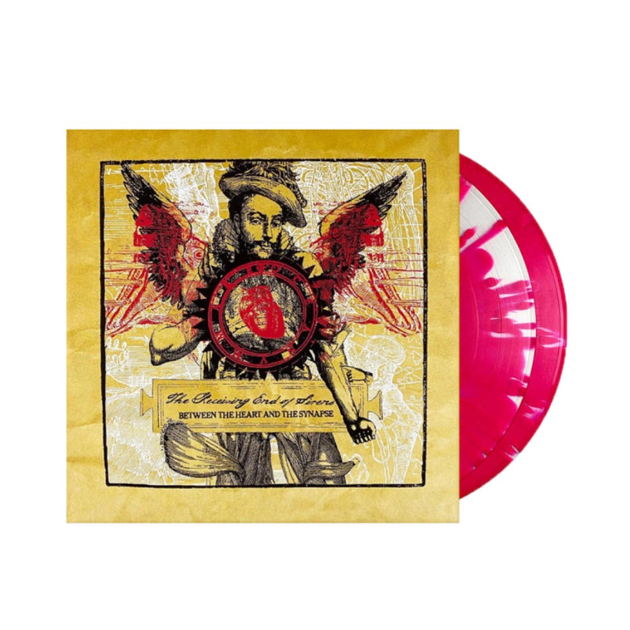 The Receiving End of Sirens - Between the Heart and The Synapse Exclusive Cloudy Clear with Red Splatter Colored Vinyl 2x LP