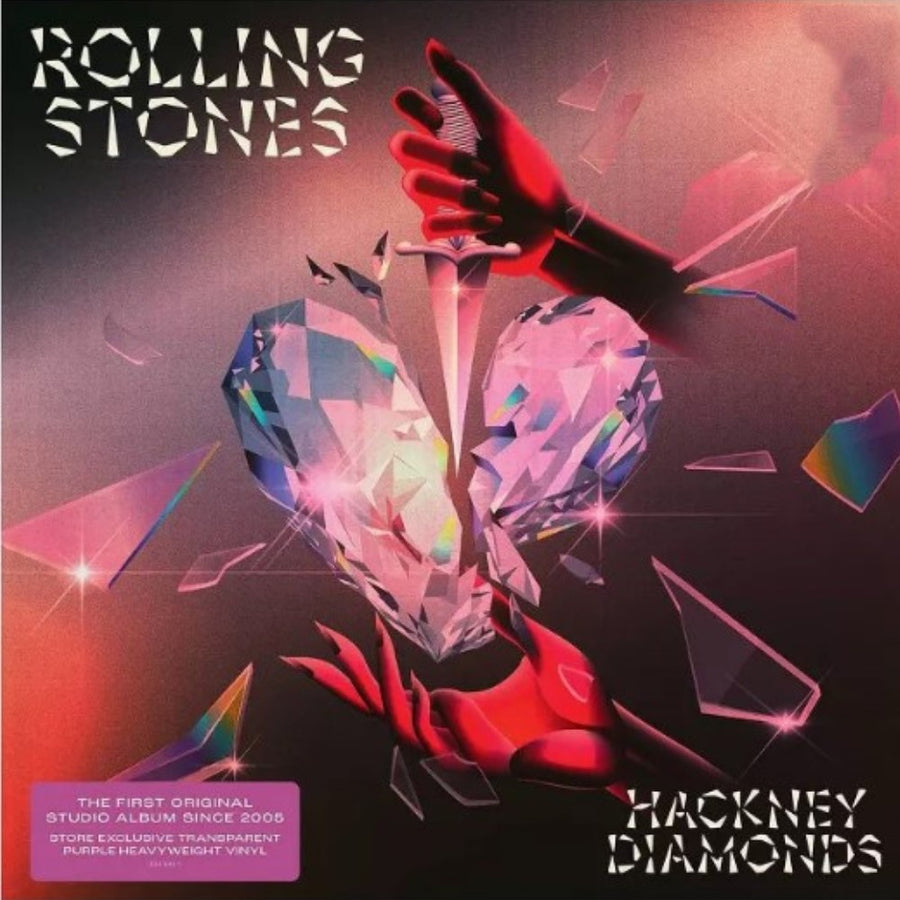 The Rolling Stones - Hackney Diamonds Exclusive Limited Edition Purple Color Vinyl LP Record