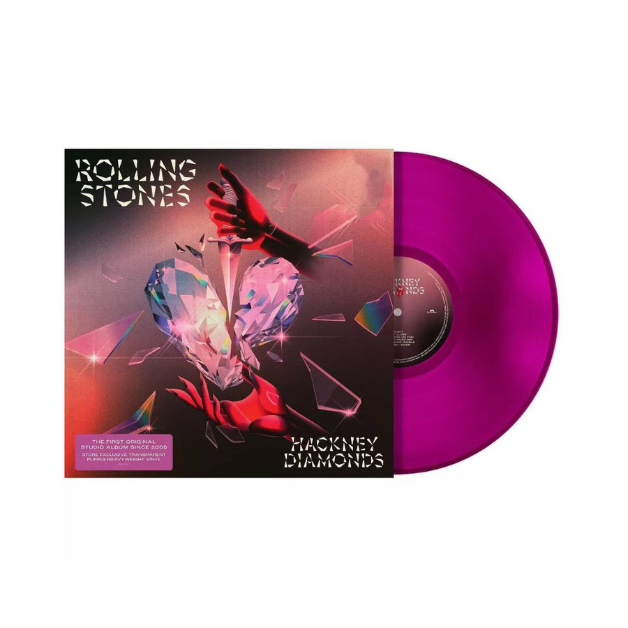 The Rolling Stones - Hackney Diamonds Exclusive Limited Edition Purple Color Vinyl LP Record