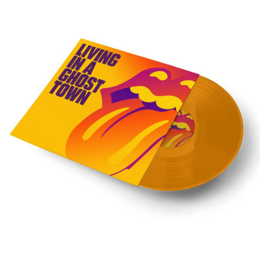 The Rolling Stones - Living In A Ghost Town Exclusive Limited Edition Orange Color Vinyl LP Record
