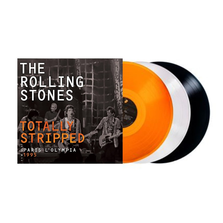 The Rolling Stones - Totally Stripped Paris L'Olympia 1995 Exclusive Limited Orange/White/Black Color Vinyl 3x LP