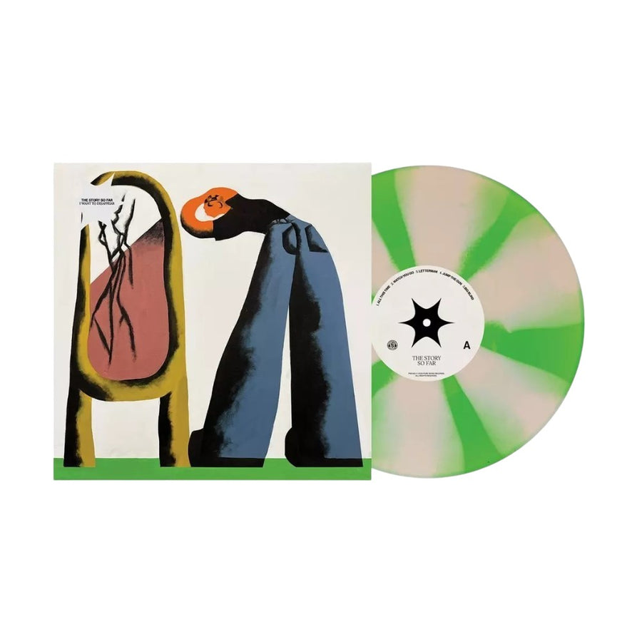 The Story So Far - I Want to Disappear Exclusive Limited White/Green Pinwheel Color Vinyl LP