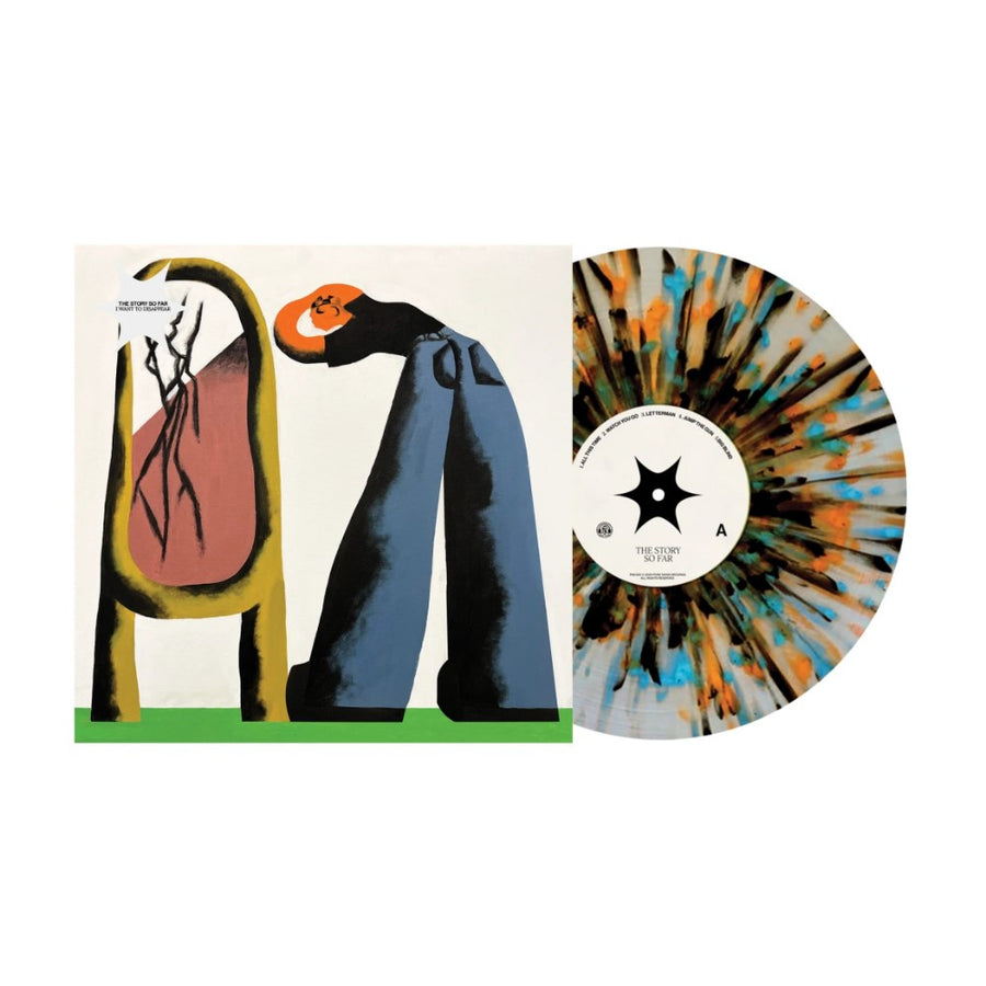 The Story So Far - I Want to Disappear Exclusive Limited Milky Clear/Black/Blue & Orange Splatter Color Vinyl LP