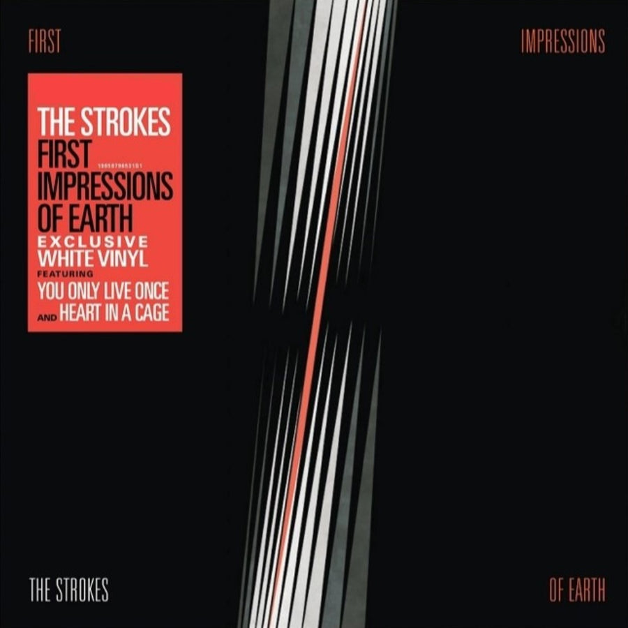 The Strokes - First Impressions of Earth Exclusive White Color Vinyl LP Limited Edition #3000 Copies