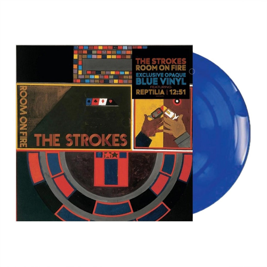 The Strokes - Room on Fire Exclusive Opaque Blue Color Vinyl LP Limited Edition #3000 Copies