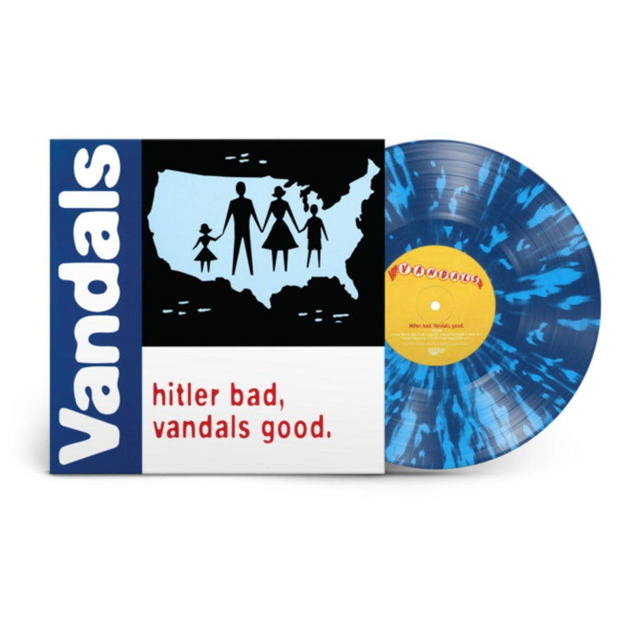 The Vandals - Hitler Bad, Vandals Good 25th Anniversary Exclusive Limited Blue/White Splatter Color Vinyl LP
