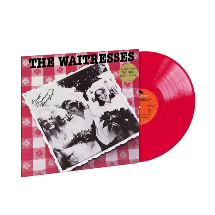 The Waitresses - Wasn't Tomorrow Wonderful? Exclusive Limited Red Color Vinyl LP