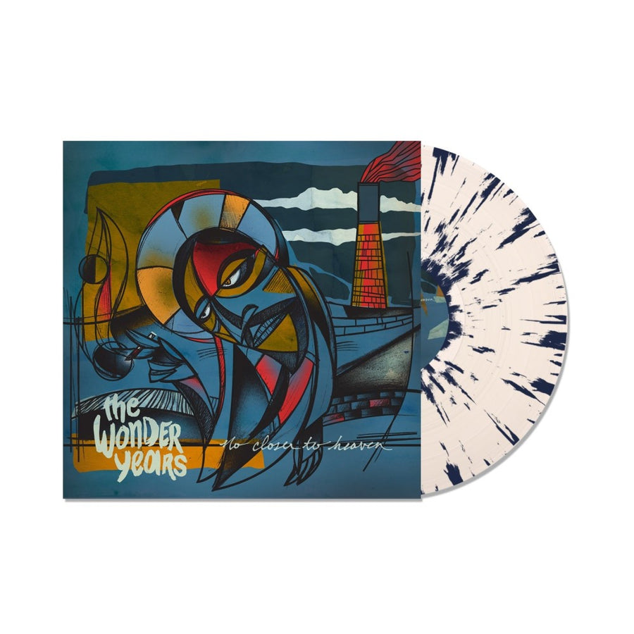 The Wonder Years - No Closer To Heaven Exclusive Limited Clear/Blue Splatter Color Vinyl LP
