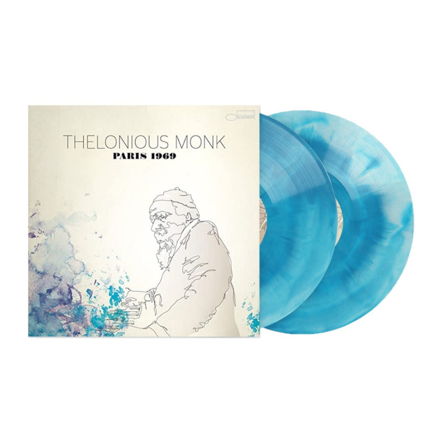 Thelonious Monk - Paris 1969 Exclusive VMP Club Edition Light Blue Galaxy Color Vinyl 2x LP