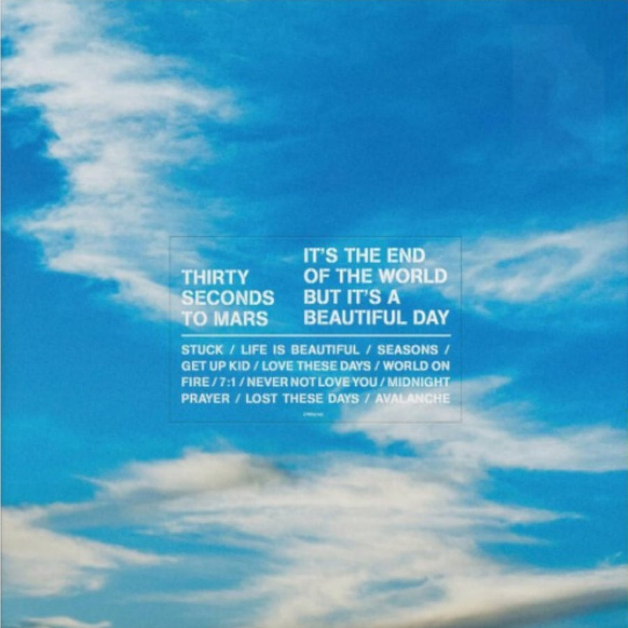 Thirty Seconds To Mars - It's The End Of The World But It's A Beautiful Day Exclusive Limited Edition Neon Yellow Color Vinyl LP Record